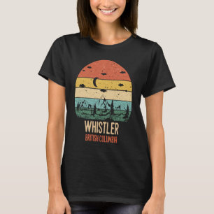 Whistler British Columbia Mountains Hiking Vintage T-Shirt