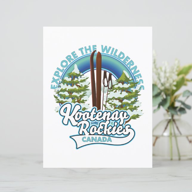 Whistler Canada,explore the wilderness, ski logo (Standing Front)