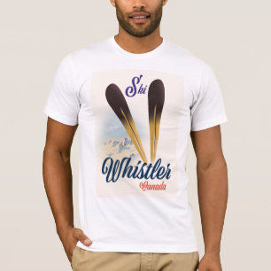 Whistler Canada ski poster T-Shirt
