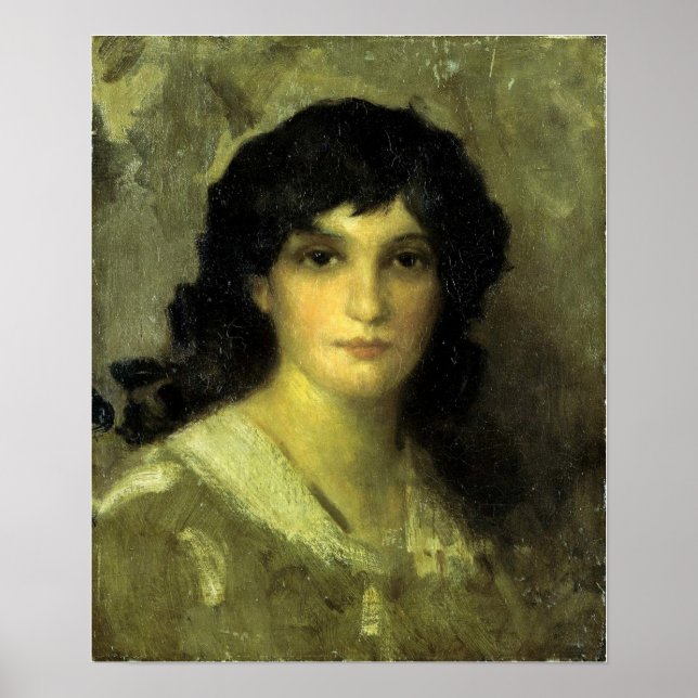 Whistler - Head Of A Young Woman Poster (Front)