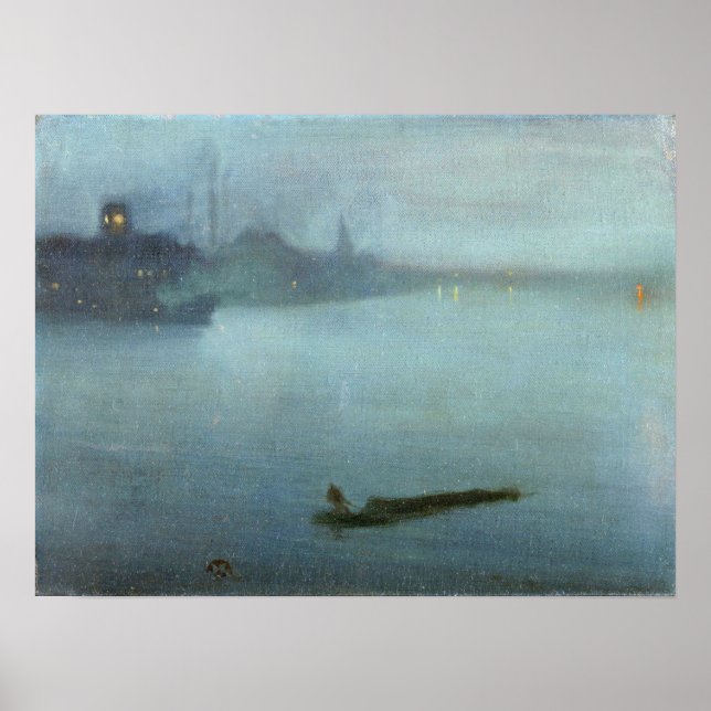 Whistler - In Blue And Silver Poster (Front)