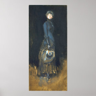 Whistler - Lady In Grey Poster