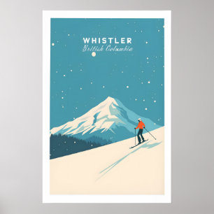 Whistler Ski Poster 1