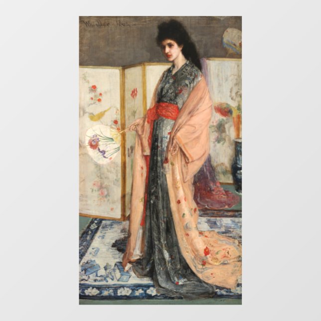 Whistler - The Princess from the Land of Porcelain Window Cling (Sheet)