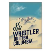 Whistler,Vancouver British Columbia ski poster