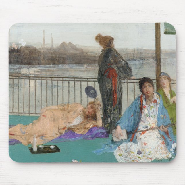 Whistler - Variations in Flesh Colour and Green Mouse Pad (Front)