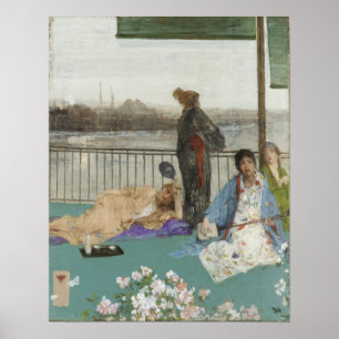 Whistler - Variations In Flesh Colour And Green Poster
