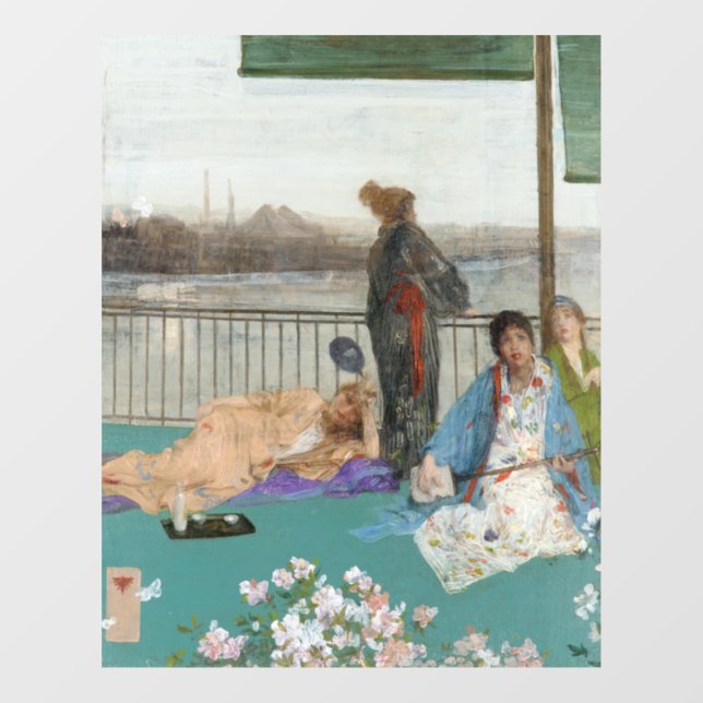 Whistler - Variations in Flesh Colour and Green Window Cling (Sheet)