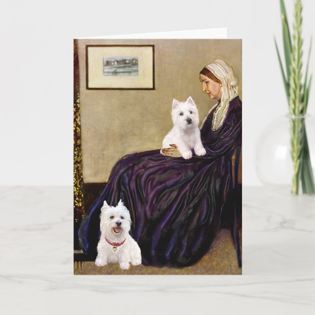 Whistlers Mom - Westies 3 and 11 Card (Front)