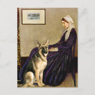 Whistlers Mother - German Shepherd 2 Postcard