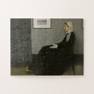 Whistler's mother James Abbott Mcneill Whistler Jigsaw Puzzle