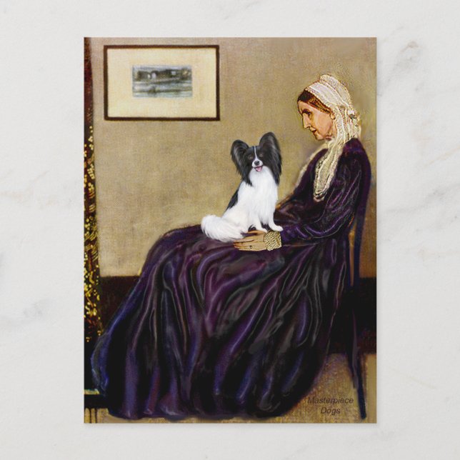 Whistlers Mother - Papillon 1 Postcard (Front)