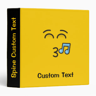 Whistling Face with Smiling Eyes Binder