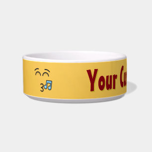 Whistling Face with Smiling Eyes Bowl
