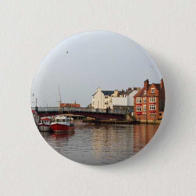Whitby Harbour Button (Front)