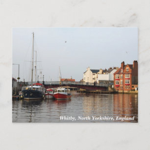 Whitby Harbour Postcard