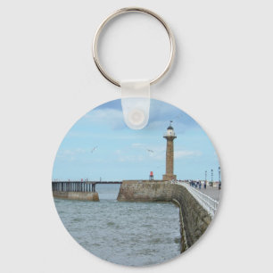 Whitby in North Yorkshire, England. Keychain