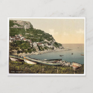 Whitby, Runswick Bay, Yorkshire, England rare Phot Postcard