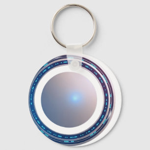 White 3D designer Keychain