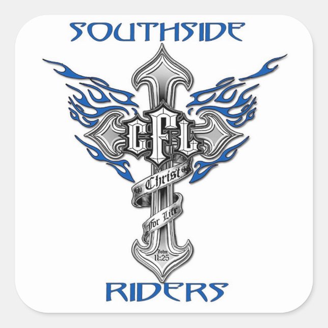 White 3x3 Square Sticker (Front)