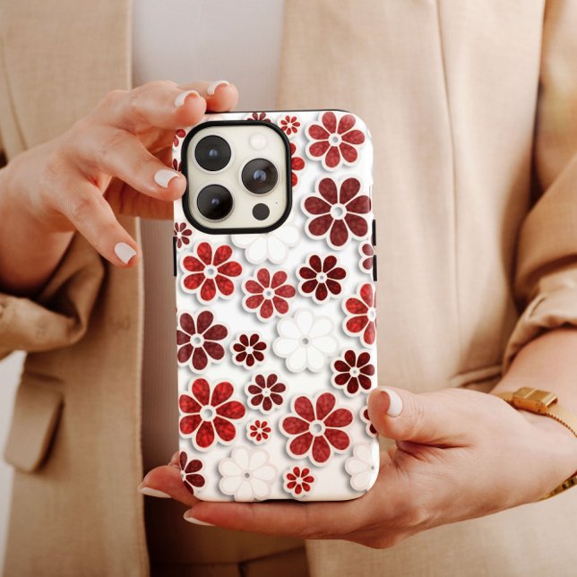 White 60s Hippie iPhone | 60s Hippie iPhone 13 Case-Mate iPhone Case (Creator Uploaded)