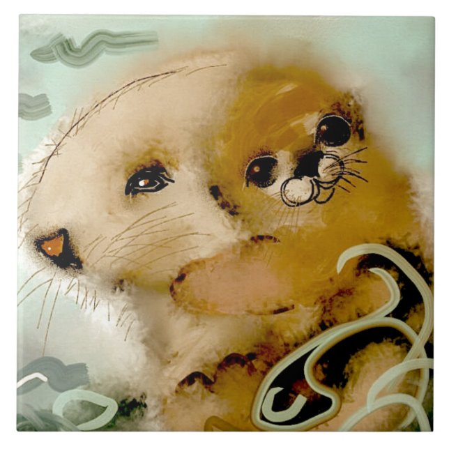 White 6×6 Ceramic Tile... Tile (Front)