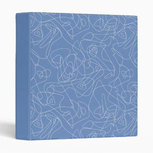 White abstract doodles background binder