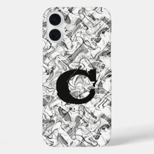 White Abstract Smoke Grunge Boys Phone Case