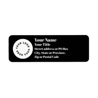 White Add Your Logo Return Address