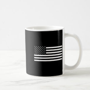 White American Flag Pink Coffee Mug