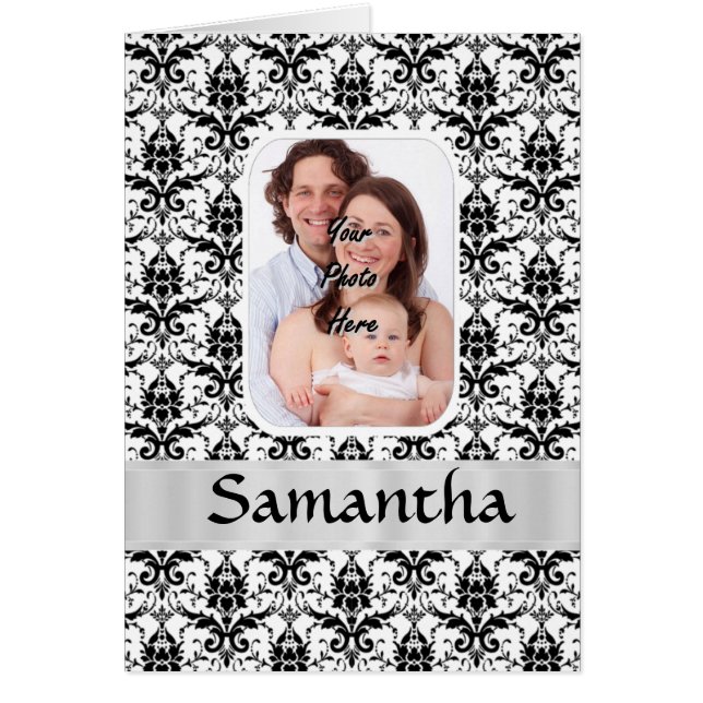 White and black damask (Front)