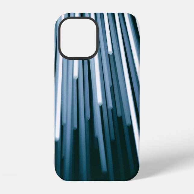 White and black digital iPhone case (Back)