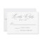 White and Black Modern Elegance Wedding