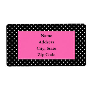 White and Black Polka Dot Pattern