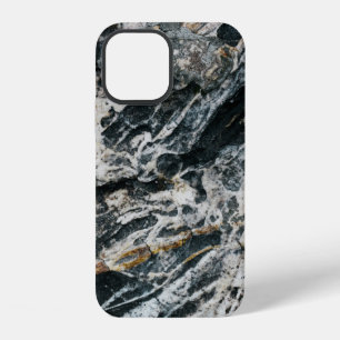 White and black rock formation iPhone 12 case