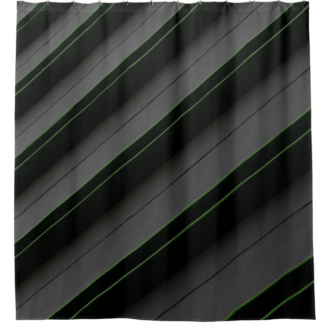 White and black stripe textile (Front)