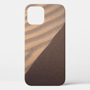 White and black stripe textile iPhone 12 case