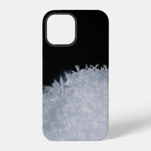 White and blue abstract painting iPhone 12 case