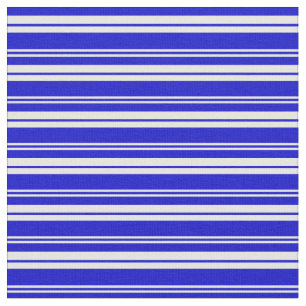 White and Blue Coloured Striped Pattern Fabric