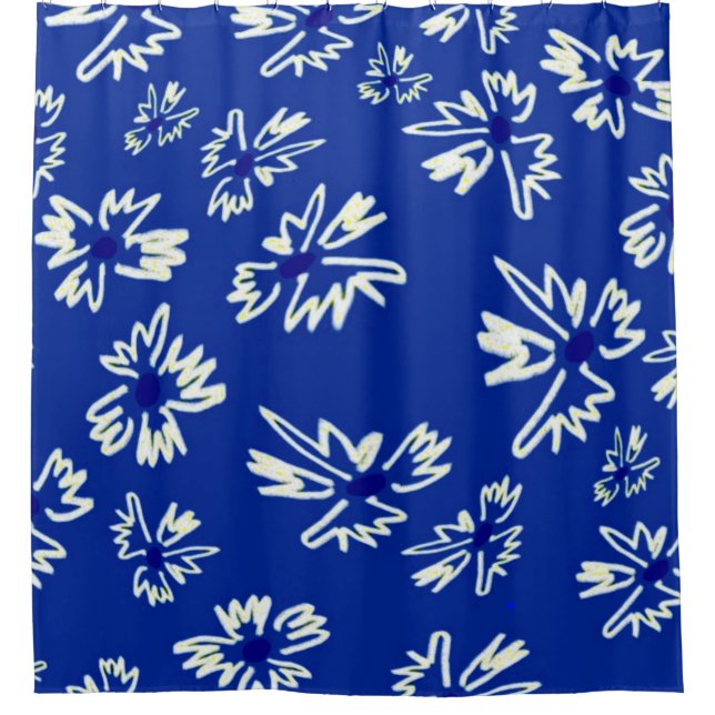 white and blue floral pattern (Front)