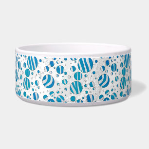 White and Blue Polka Dot Zebra