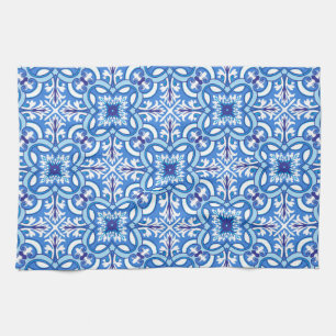 🤍 💙White and blue  Porto Azulejos  Kitchen Towel