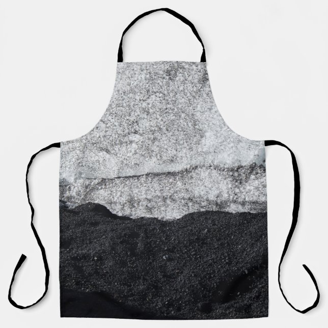 White and blue stone fragment apron (Front)