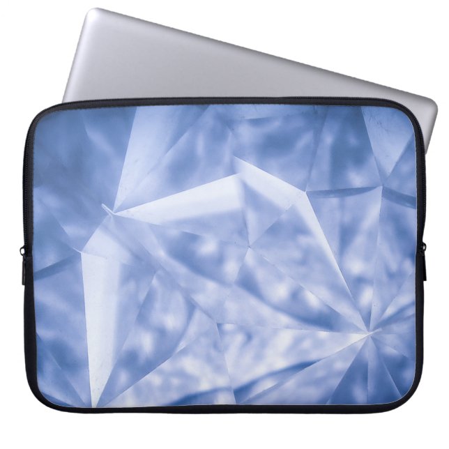 White and blue suit jacket laptop sleeve (Front)
