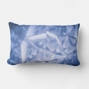 White and blue suit jacket lumbar pillow