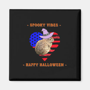 White And Boo Funny Halloween Outfit Costumes Magnet
