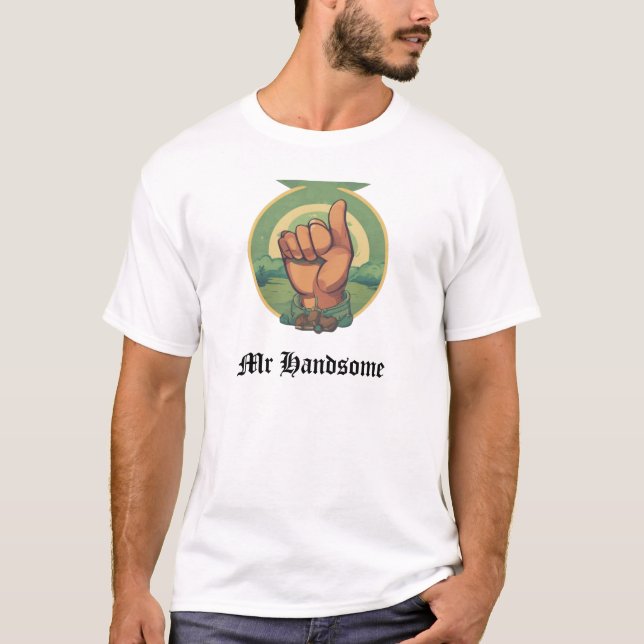 "White and Bright: The Everyday Essential" T-Shirt (Front)