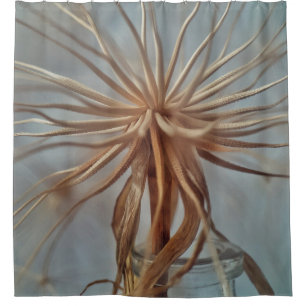 White and brown abstract painting