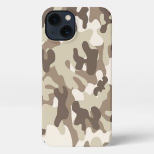 White And Brown Camouflage Case-Mate iPhone Case