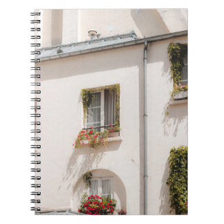 WHITE AND BROWN CONCRETE HOUSE NOTEBOOK